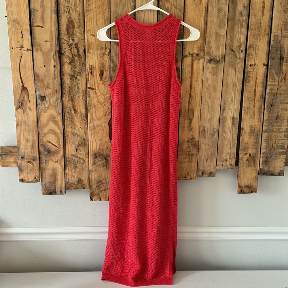 Pact Red Coverup Dress - Picture 2 of 13